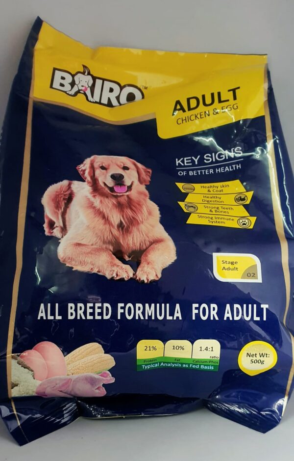 Bairo Adult chicken &Egg 500gm