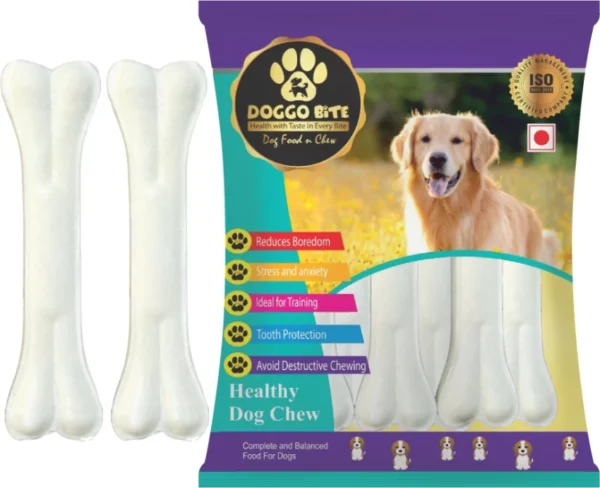 DOGGO BITE White chew bone 6″